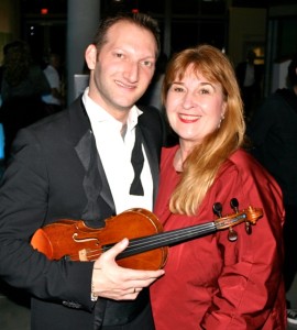 Concertmaster Daniel Andai, Miami Symphony Orchestra and Karen Dudley